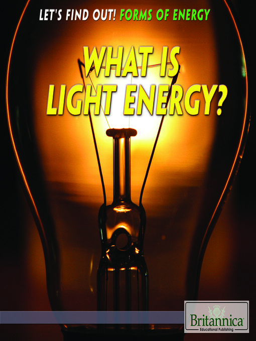 Upplýsingar um What Is Light Energy? eftir Amelie von Zumbusch - Biðlisti